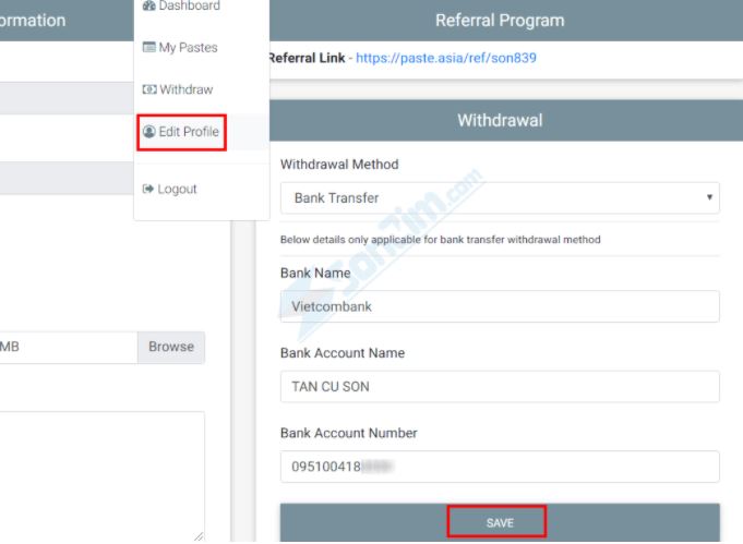 Chia sẻ note online kiếm tiền trên Paste (hình thức kiếm tiền online mới)