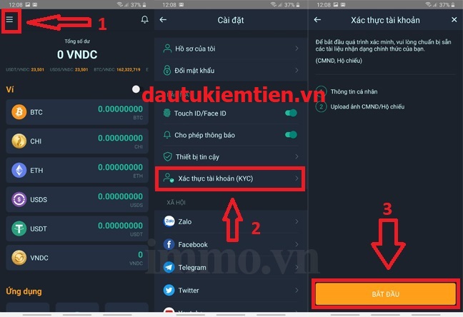 Hướng dẫn đăng ký Ví VNDC Wallet- Nhận ngay 200k miễn phí
