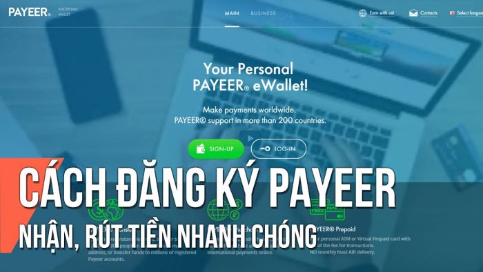 Ví payeer và cách sử dụng, cách nạp rút chuyển tiền Payeer