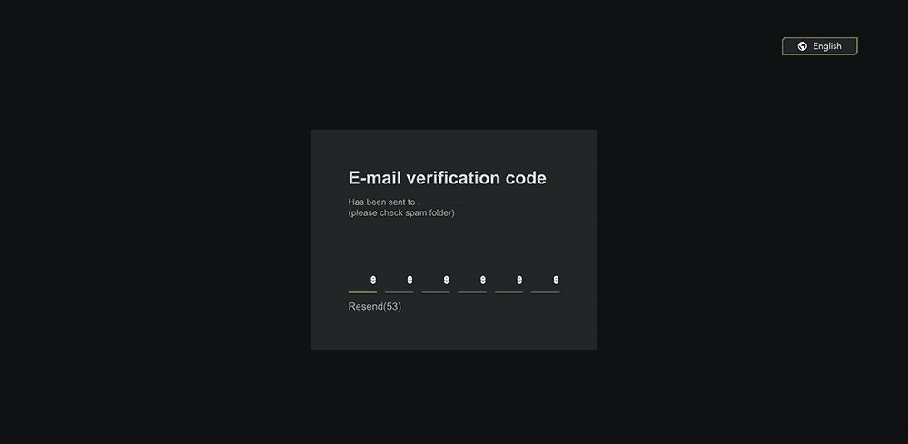 Nhập mã số gồm 6 chữ số đã được gửi về email đăng ký