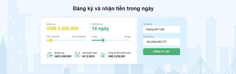 Hướng dẫn đăng ký hồ sơ vay tiền - Senmo