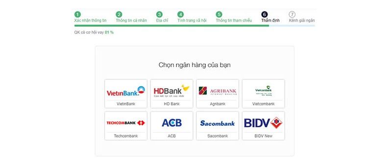 Đăng nhập tài khoản ngân hàng - Senmo