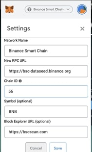 Binance Smart Chain Network