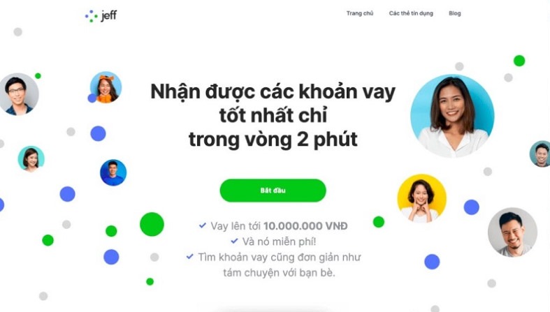 Ứng dụng cho vay tiền Jeff