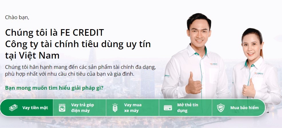 Fe Credit là tổ chức tín dụng hàng đầu Việt Nam