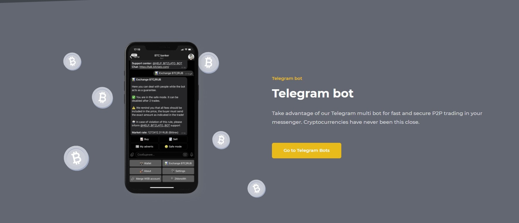 Bitzlato Telegram P2P Trading Bots