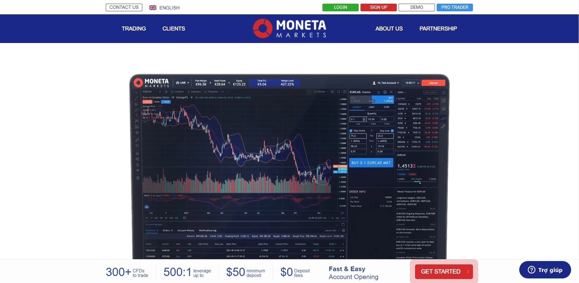 Thị trường Moneta được đề xuất cho ai?